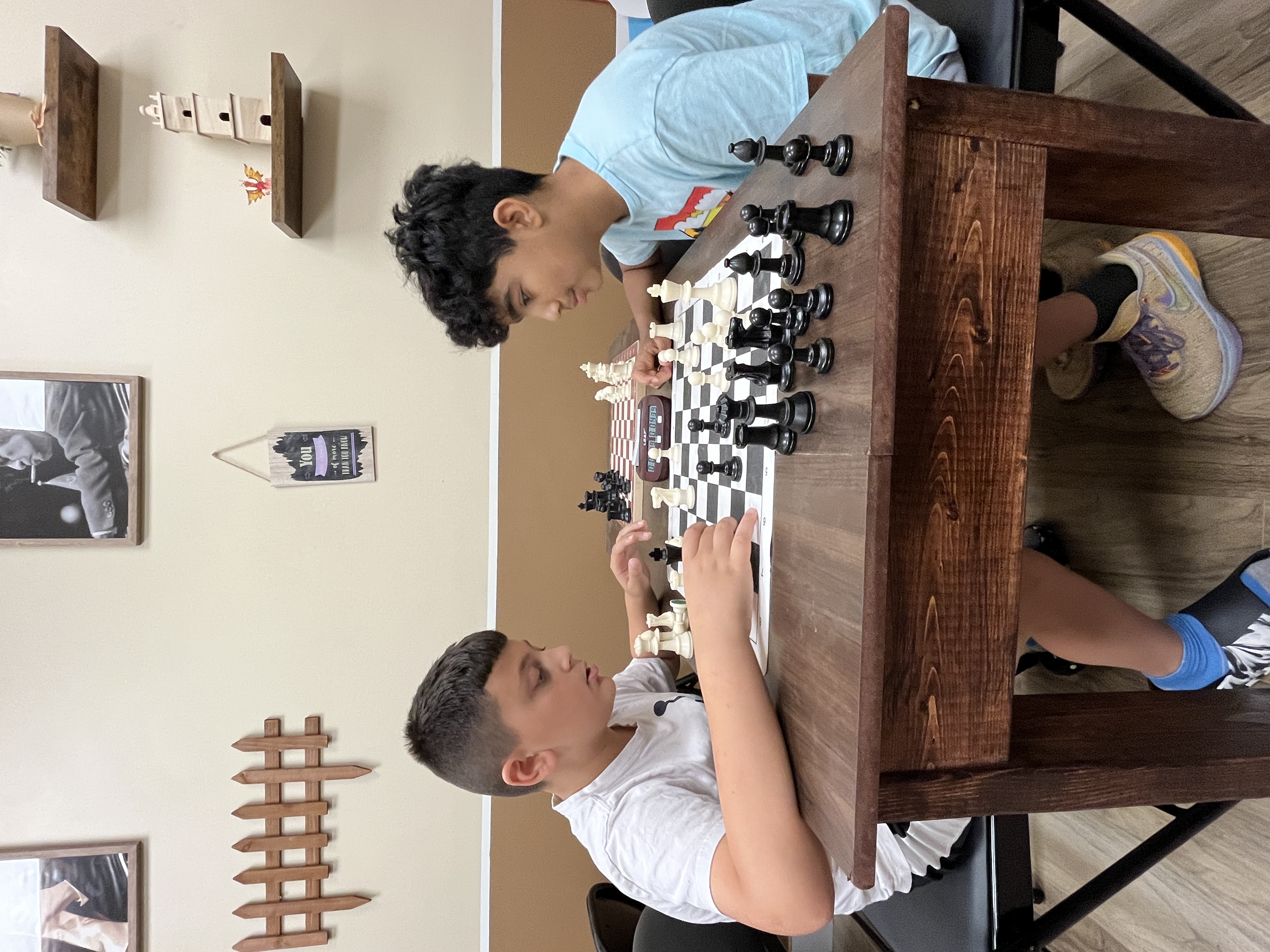 Chess tournament in progress